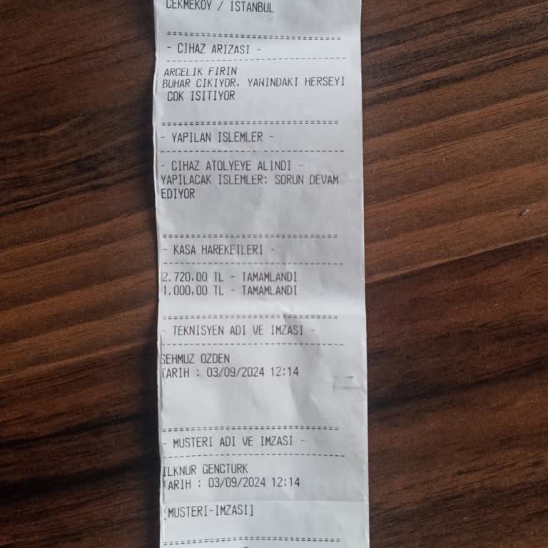 Alper Teknik Fırın Arızası, Teknik Servis Mağduru