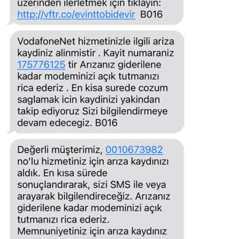 Vodafone Net İnternet Hizmeti Sağlamayıp Sadece Ücretini Tahsil Ediyor