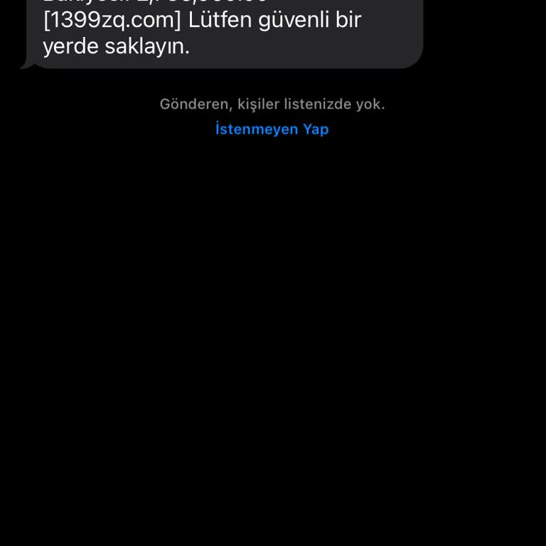 Meta Asılsız Bir Mesaj