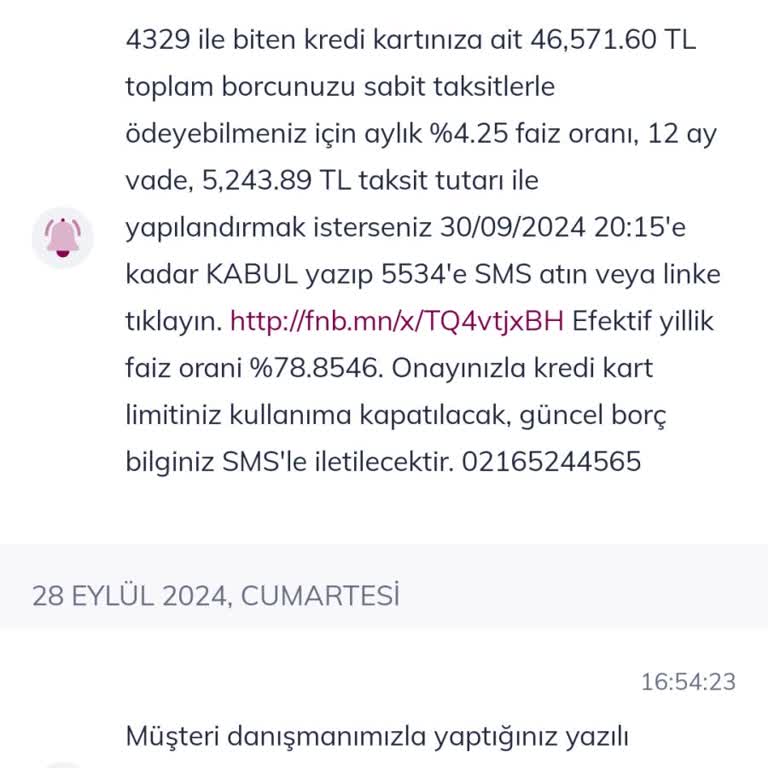QNB Finansbank Kredi Kartı Yapılandırması