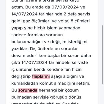Arçelik Klima: Sürekli Arızalar ve Yetersiz Servis Hizmeti