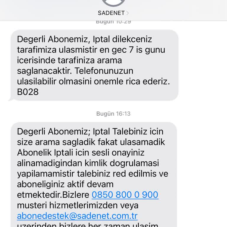 Sadenet Abonelik İptal Sürecinde Yaşanan Zorluklar