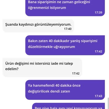 Getir Canlı Destek Çözüm Bulamıyor