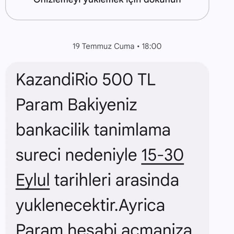 Kazandırio Param 500 TL Çekiliş Ödülü
