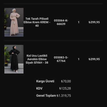 Liza Giyim İki Ücret Geçildi