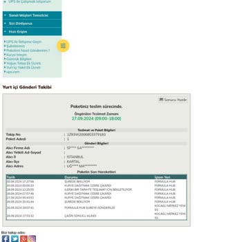 Yalan Beyan Veren, Kargosunu Ulaştıramayan UPS Türkiye