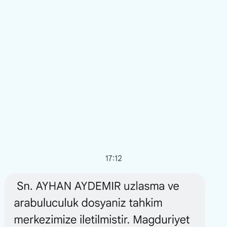 E.UZLASMA (SMS) Ekl Uzlaşma Bürosu