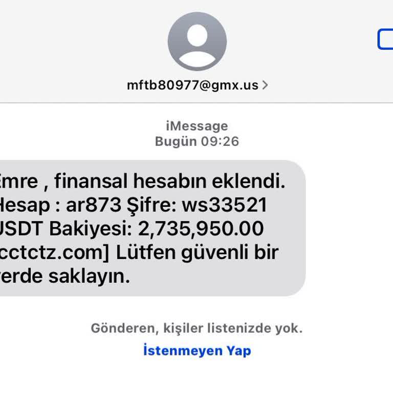 Meta Asılsız Mesaj İlgililere Duyurulur