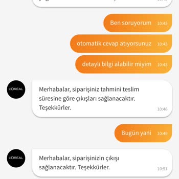 Trendyol/Loreal Müşteriyi Mağdur Ediyor, Satıcılar Bilgi Vermiyor!
