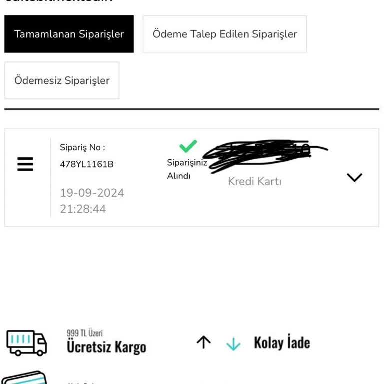 Çetinkaya 11 Gün Ürün Yollamadı Sonra İptal Etti