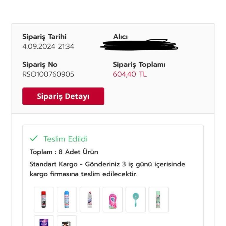 Rossmann Online Alışveriş Mağduriyeti