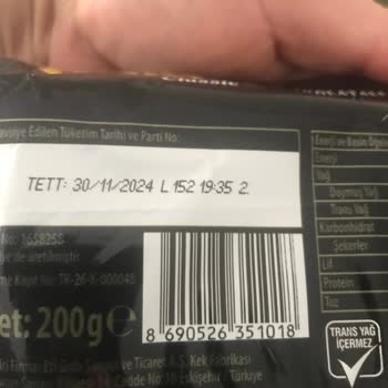 Eti Gıda Üründe Mantarlaşma Küf Oluşumu