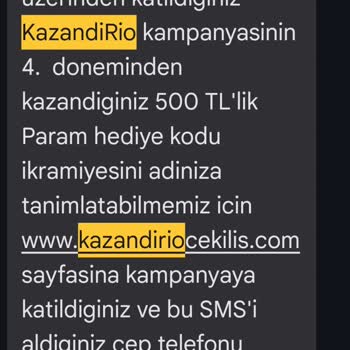 Pepsico Paramkart 500 TL Çekilişi