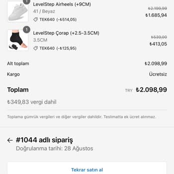 Level Step Defolu Ürün Ve İletişimsizlik Sorunu