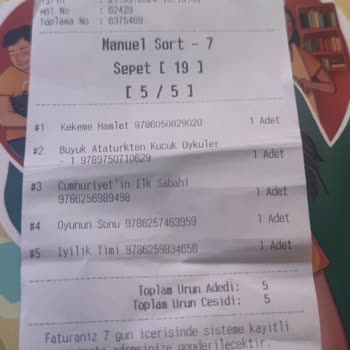 BKM Kitap Eksik Ürün Teslimi