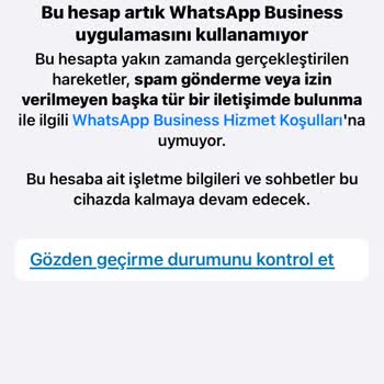 WhatsApp Haksız Yere Kapatıldı. Benim Ve Öğrencilerim İçin Çok Önemli!