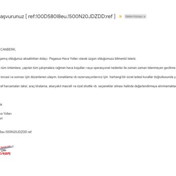 Pegasus Konaklama Mağduriyetimi Karşılamıyor.