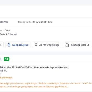 Pazarama Platformunda Sipariş İptali Ve Fiyat Farklılıkları