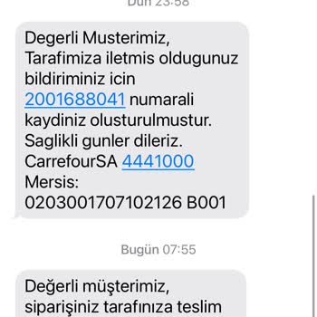 Carrefour SA Online Siparişlerini Teslim Etmiyor!