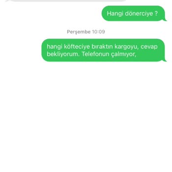 Aras Kargo - Gelmeyen Kargo