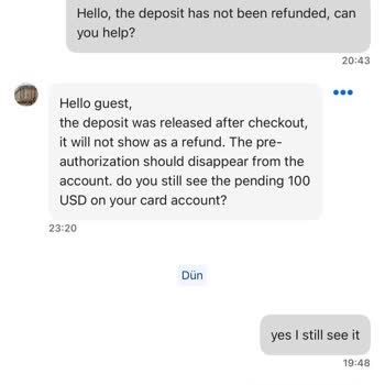 Booking.com Dan Yaptırdığım Rezervasyonun Depozitomu Geri Vermiyor