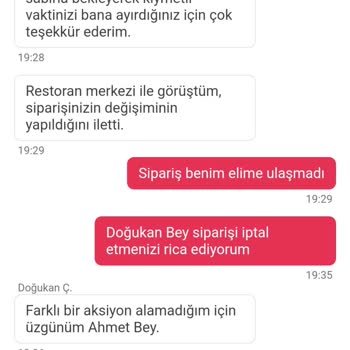 Yemek Sepeti Ve Burger King Yanlış Sipariş
