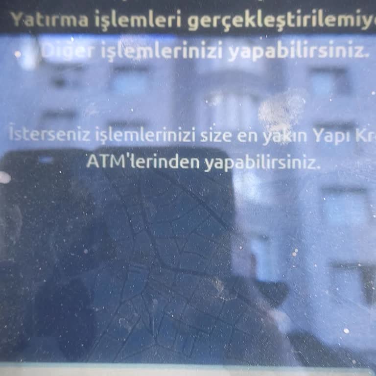 Yapı Kredi Bankası Arızalı ATM Para Sıkışması
