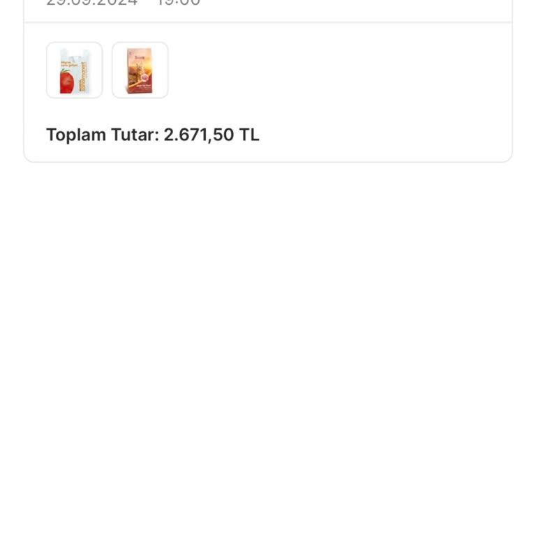 Migros Sanal Marketten Şikayetçiyim