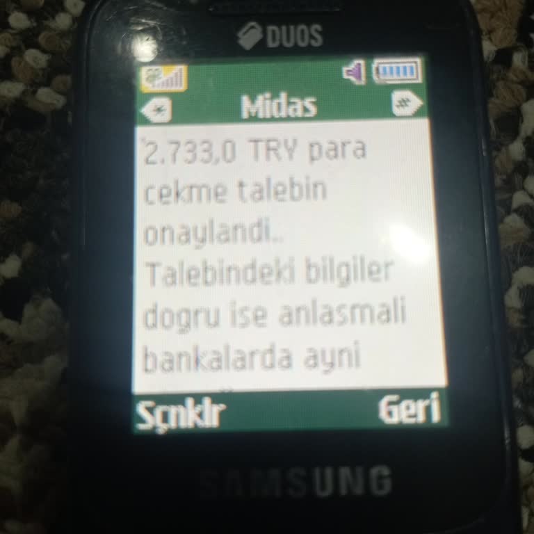 Midas Yatırdığım Paranın Geri Gelememesi