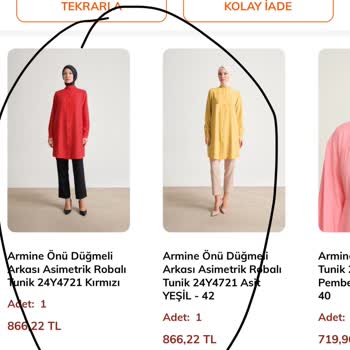 Armine Siparişimde Eksik Gelen Tedarik Edilmeyen Ürünlerim