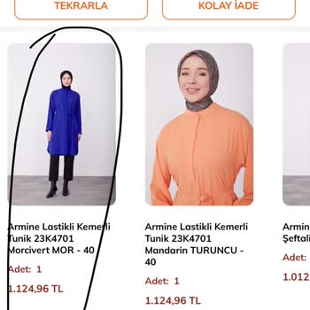 Armine Siparişimde Eksik Gelen Tedarik Edilmeyen Ürünlerim