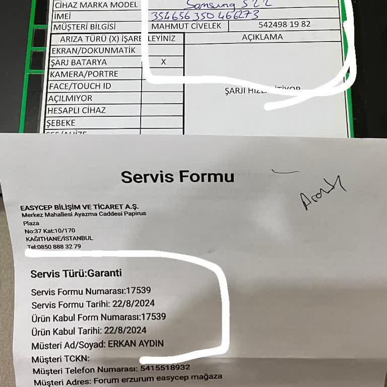 Easy Cep Teknik Servis Kurbanı Olduk !