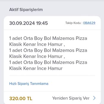Domino's Pizza 1 Saatte Buz Gibi Ve Bayat Pizza Getirdi