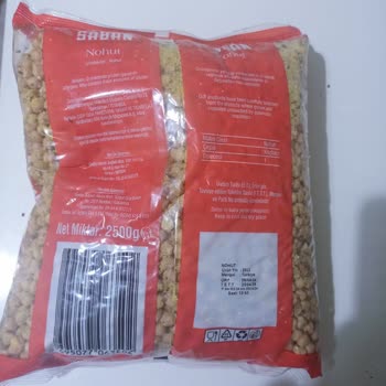 BİM Saban Marka Kapalı Ambalajlı Nohutta Böcek Çıktı