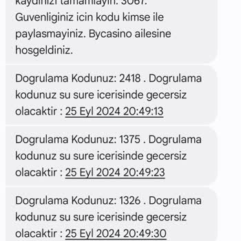 0850 701 59 33'ten Gelen Onay Kodları!