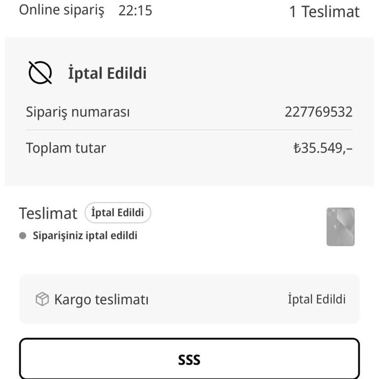 Media Markt'ta Sipariş İptalleri Ve Geciken Ücret İadeleri