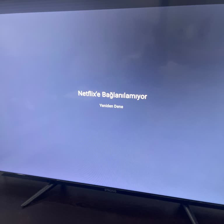 Strong Televizyon Strong Marka Televizyon Netflix Sorunu