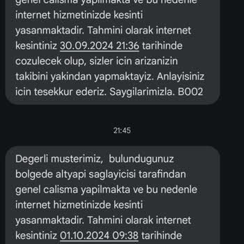 Millenicom 2 Gündür İnternet Yok 3. Günü Bekliyoruz