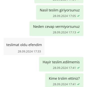 ÇiçekSepeti Teslim Girilen Ama Teslim Edilmeyen Siparişim