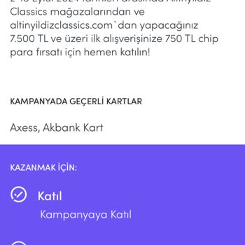 Akbank Axess Chip Para