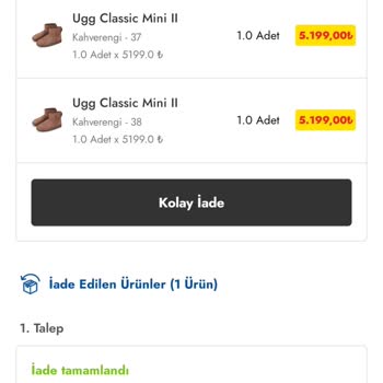 Cepte Şok Teslim Edilmeyen Ayakkabım