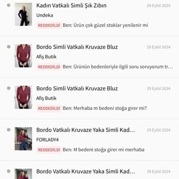 Trendyol Hakaret Küfür İçerikli Olmayan Soruyu Yorumu Reddediyor