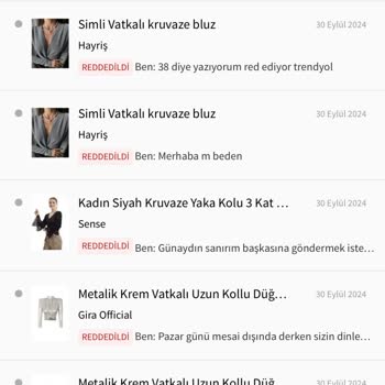 Trendyol Hakaret Küfür İçerikli Olmayan Soruyu Yorumu Reddediyor