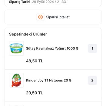 Migros Ve 1 Günden Fazladır Gelmeyen Sipariş