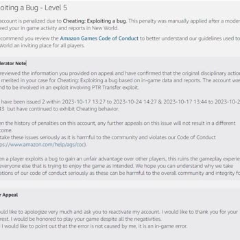 Amazon Banned My Account Due to Their Error After PTR Transfer to Normal Servers