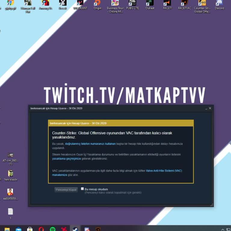 Valve Haksız Cs 2 Yasağı Ve Hesap İncelemesine İtiraz
