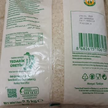 Tarım Kredi Kooperatif Market Anadolu Osmancık Pirinç Paketinde Böcek Var