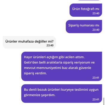 Getir Siparişi Bozuk Jambon, Hindi, Pastırma, Peynir