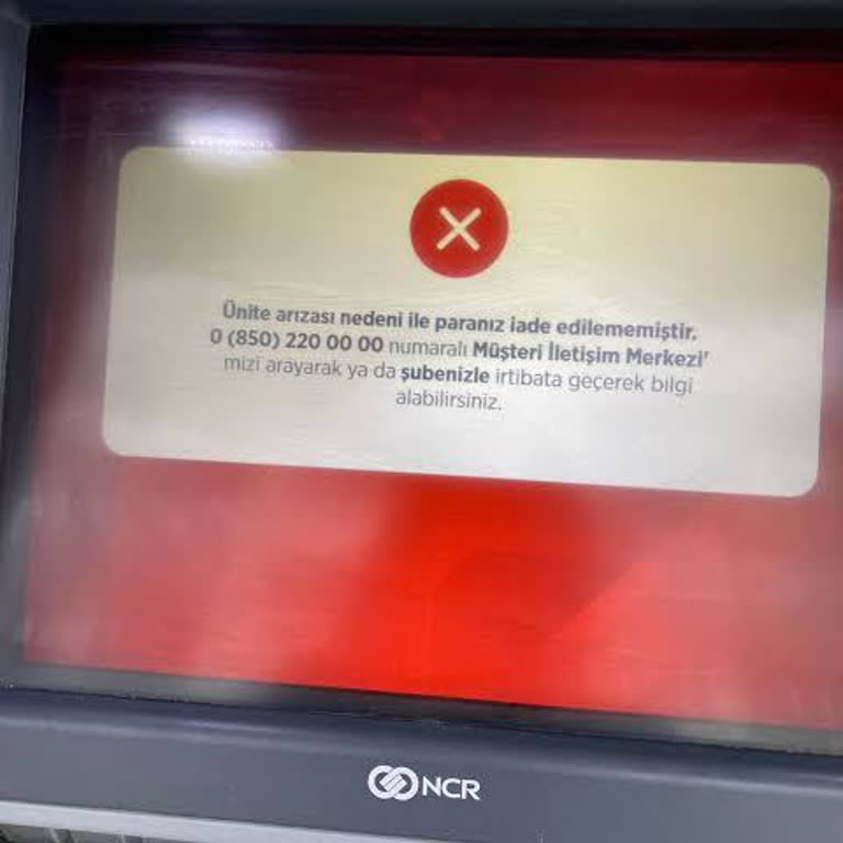Ziraat Bankası Ziraat ATM Paramı Yuttu