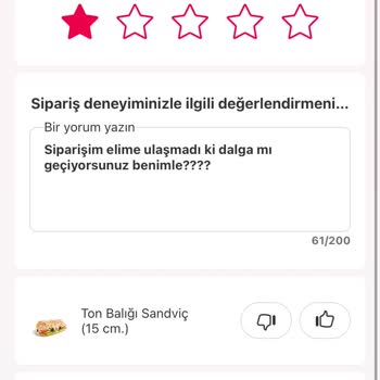 Yemeksepeti Sipariş İptali İadesi Yapılmıyor